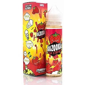 Líquido Strawberry (Sour Straws) - Bazooka!