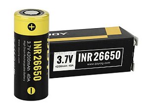 Bateria (26650) 4200mAh 40A Flat Top High-Drain - Ijoy