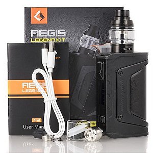 Cigarro Eletrônico Geekvape Kit Aegis Legend 200W com Atomizador Aero Mesh