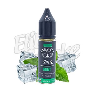 Líquido Mint - Salt Nicotine - Caravela