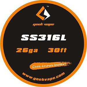 Fio Wire p/ Resistência SS316L (10 Metros) - Geekvape