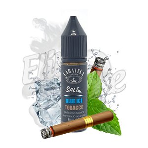 Líquido Blue Ice Tobacco - Nic Salt - Caravela