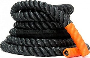 Corda Naval Training - 15MTR (38mm Polietileno Preto)