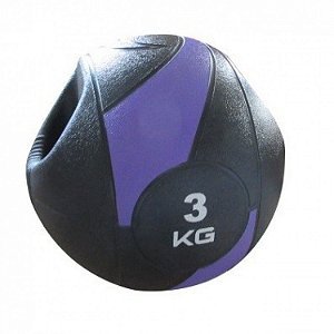 Medicine Ball  3kg com Pegada (Alça)