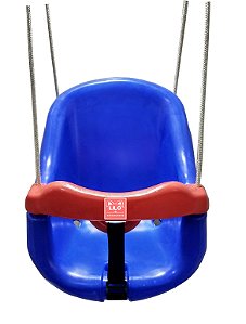 Balanço Infantil Baby com encosto , trava e corda