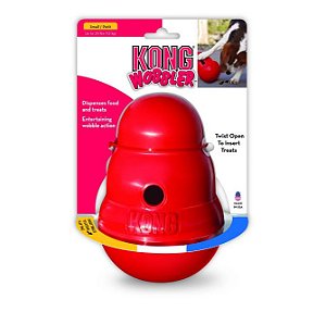 Brinquedo Interativo e Dispenser de Comida KONG Wobbler