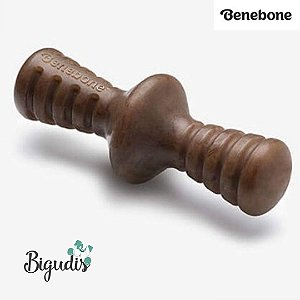 Brinquedo Mordedor Resistente para Cães Benebone Zaggler Sabor Bacon