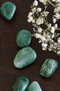 Quartzo Verde - Pedra Rolada - valor por unidade