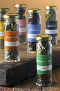 Combo 6 Banhos de Ervas com diferentes propriedades - Versão no vidrinho para utilização individual