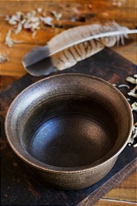 Caldeirão em Cerâmica Artesanal (Preto)