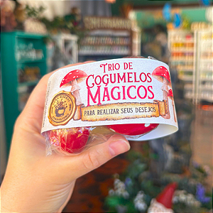 Trio de Cogumelos Mágicos