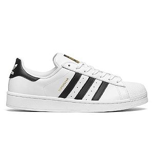 adidas star branco e preto