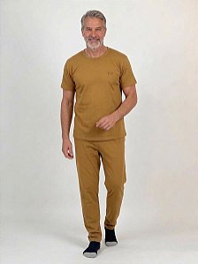 PIJAMA MASCULINO CALÇA MANGA CURTA ADULTO