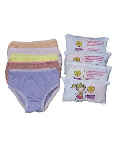 KIT CALCINHA NECESSAIRE COM 5 UNIDADES