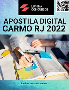 Apostila PREFEITURA DE CARMO RJ 2022 Assistente Administrativo
