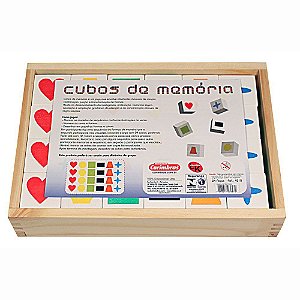 Jogo Educativo de Montar Blocos e Cubos Seriados Carimbras