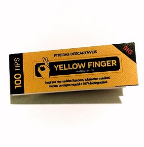 Piteira de Papel Yellow Finger 100fls