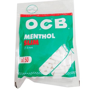 Filtro OCB Slim Menthol 6mm