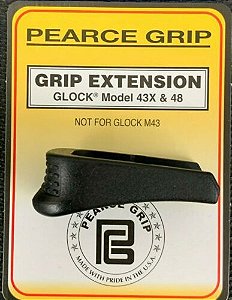 Bumper Prolongador Carregador Pistola Glock G43X e G48 9mm