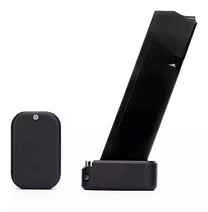 Bumper CNC Extensor Prolongador Alumínio Glock Ipsc - Preto
