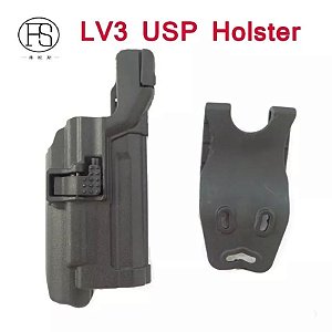 Coldre HK USP com Lanterna Polímero Ostensivo Destro