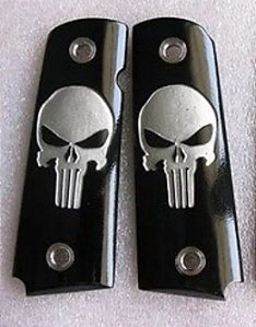 Cabo Talas  Colt 1911 Std. (Q) Tailandesa Justiceiro ( Punisher ) Preto com Prata