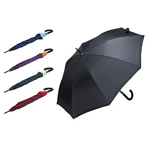 Guarda-chuva de poliéster de impacto impermeável com abertura automática