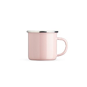 Caneca em inox com capacidade de 370ml.