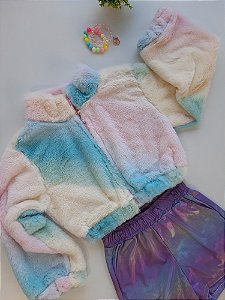 Jaqueta infantil pelinho teddy - Louise
