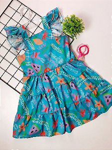 VESTIDO ALÇA BABADO - BELLA