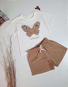 Conjunto camiseta e short - Micaela