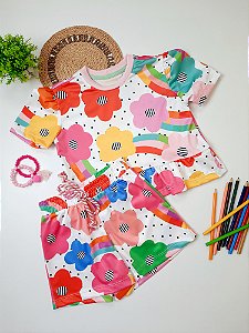 Conjunto short e blusa - Celine