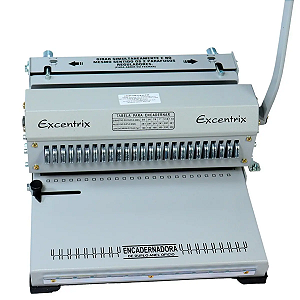 Encadernadora Para Wire-o  2x1 Manual Conjugada Furo Quadrado 120 À 270 Folhas  - Excentrix