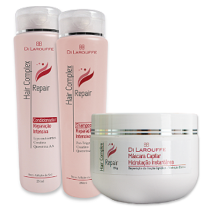 Kit Tratamento Capilar Reparação Intensiva - Restaura e fortalece os cabelos danificados