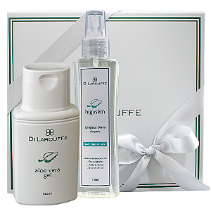 Kit Facial Gel de Aloe Vera (Babosa) + Limpeza 3 em 1 sem enxague