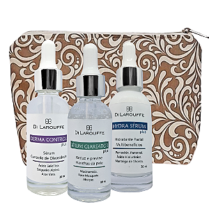 Kit Facial com 3 - Hidrate, Controle e Clareie