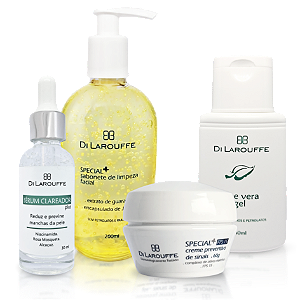 Kit Facial Controle de Manchas Antienvelhecimento e Proteção.
