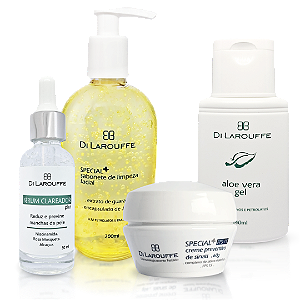 Kit Facial Controle de Manchas Antienvelhecimento e Proteção.