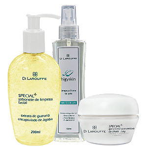 KIT FACIAL ANTISSINAIS - 3 PASSOS