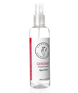 Água floral de gerânio (hidrolato) - 240ml