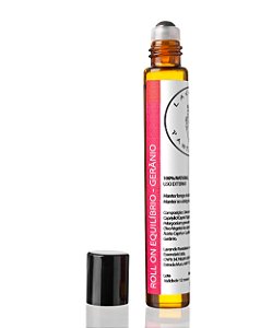 Roll-on equilíbrio 10ml - Com óleo essencial de gerânio