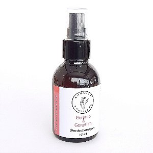 Óleo de Massagem 100ml - gerânio rosa e gergelim
