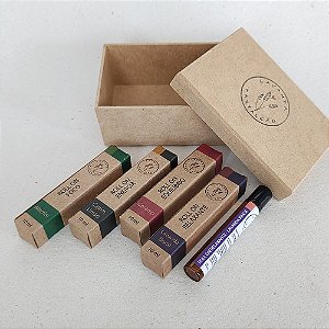 Kit Roll-ons com óleo essencial / relax, foco, equilíbrio e energia