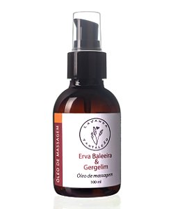 Óleo de Massagem 100ml - Erva Baleeira e gergelim