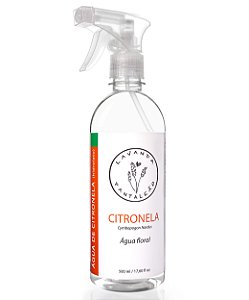 Água floral de citronela (hidrolato) 500ml