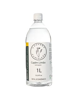 Água floral de capim limão (hidrolato)- Refil econômico 1L