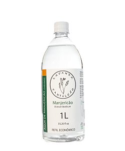 Água floral de manjericão (hidrolato)- Refil Econômico 1L