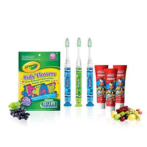 Kit Crayola TOP - Azul e Verde