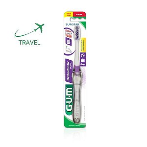 Escova Ortodontica para viagem Travel GUM