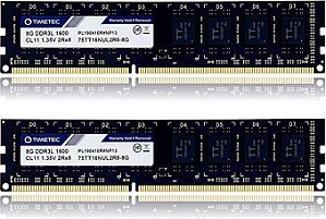 Memória Para Desktop (SDRAM) 16GB Kit  DDR3L/DDR3D- TIMETEC